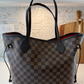 Authentic Louis Vuitton Damier Ebene Neverfull MM