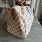 Louis Vuitton Speedy 30 Damier Azur Canvas Satchel Bag Authentic