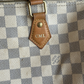 Louis Vuitton Speedy 30 Damier Azur Canvas Satchel Bag Authentic