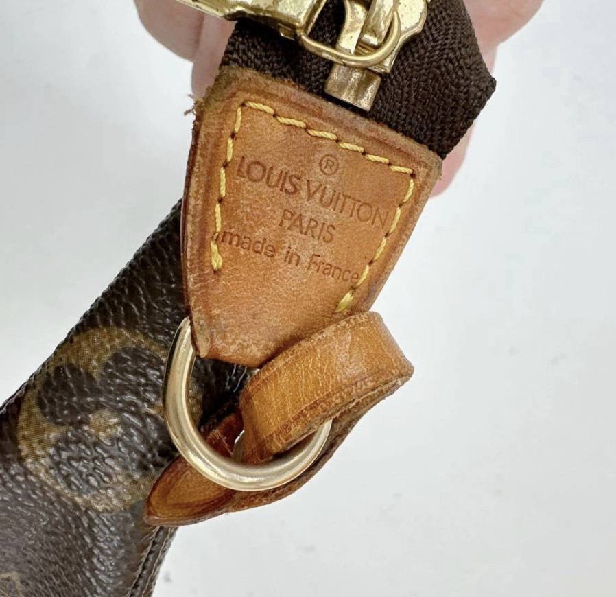 Louis Vuitton Mini Pochette Accessoires Monogram Brown Canvas France Auth FL1012