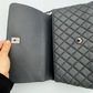 Chanel Caviar Lizard Quilted Medium Coco Handle Flap Bag