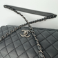 Chanel Caviar Lizard Quilted Medium Coco Handle Flap Bag