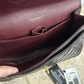 Auth Chanel Maxi Double Flap Classic Black Lambskin Matelasse Bag Large