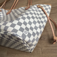 Louis Vuitton Neverfull MM Damier Azur Tote Bag Pink Lining No Pouch SP7154