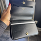 Authentic Chanel 2024 Twin Pocket WOC Mini Black Caviar Gold Hardware Microchip
