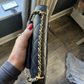 Authentic Chanel 2024 Twin Pocket WOC Mini Black Caviar Gold Hardware Microchip
