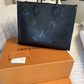 Louis Vuitton OnTheGo Tote GM Black Leather