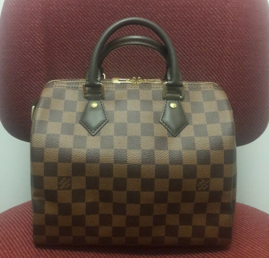 LOUIS VUITTON Speedy 25 Bandouliere Damier Ebene