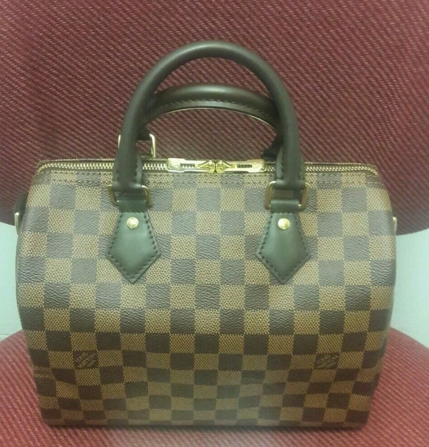 LOUIS VUITTON Speedy 25 Bandouliere Damier Ebene