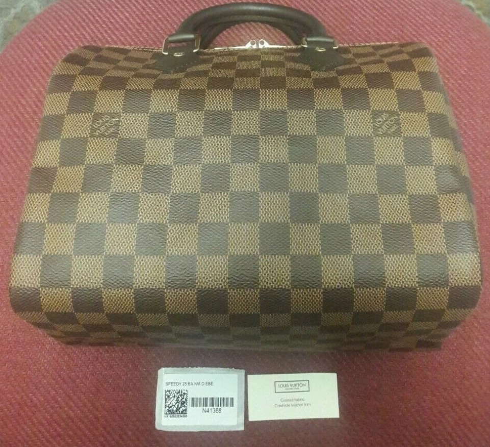 LOUIS VUITTON Speedy 25 Bandouliere Damier Ebene