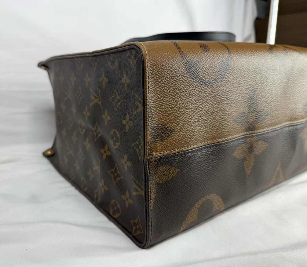 Louis Vuitton OnTheGo GM Giant Monogram Tote with Original Box & Authentication